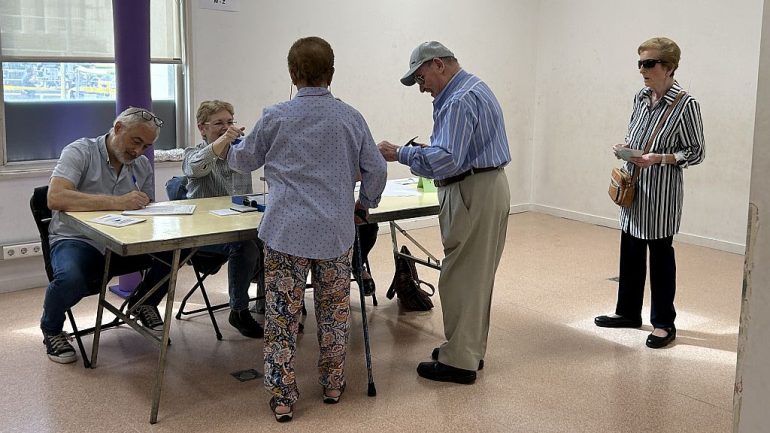 Col·legi electoral de l'Escola Francesc Macià | Foto: Ràdio Hostfafrancs