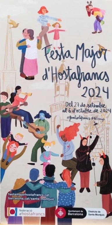 Cartell de la Festa Major d'Hostafrancs 2024