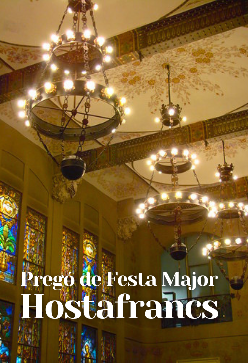 Pregó de la Festa Major d'Hostafrancs