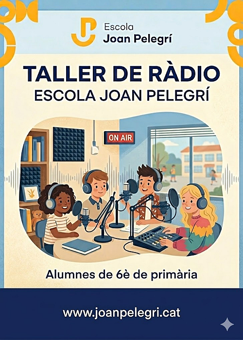 Taller de ràdio de l'Escola Joan Pelegrí