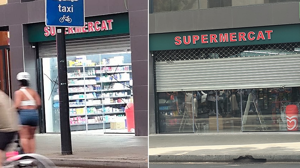 El supermercat de Creu Coberta, 19 no té llicència i l'Ajuntament el fa tancar